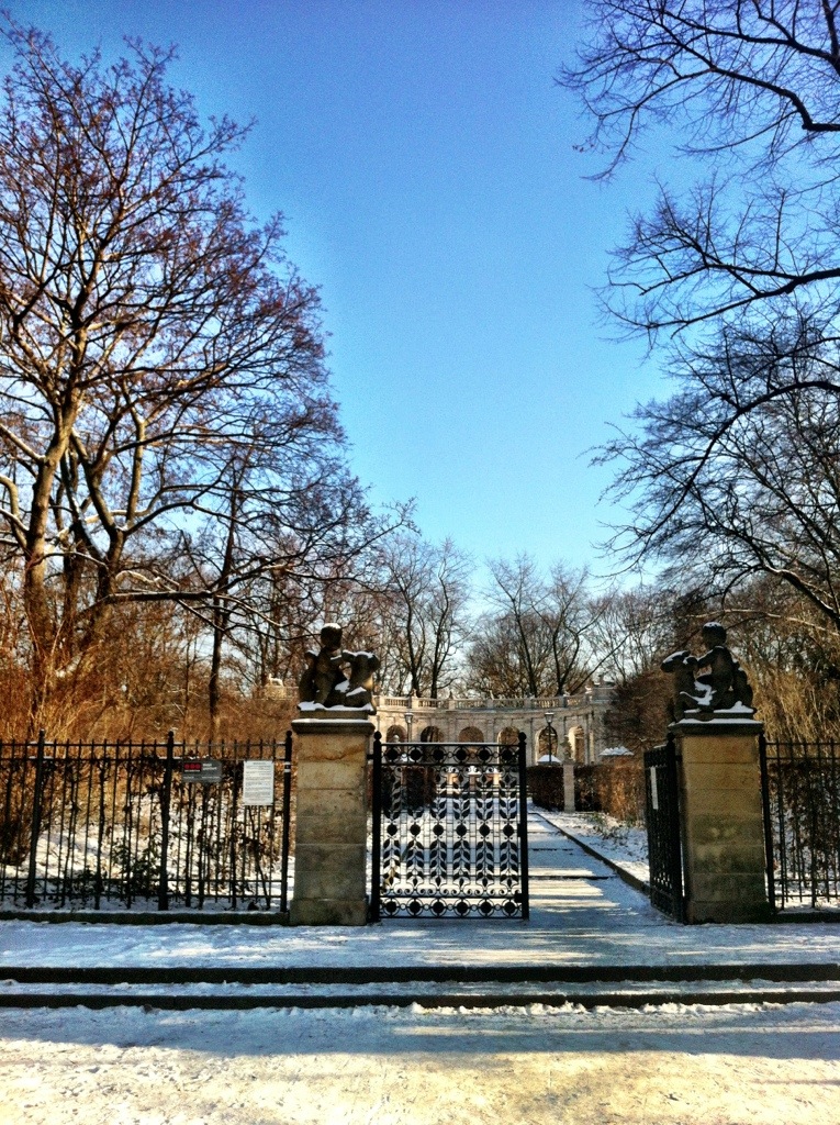 Maerchenbrunnen Volkspark Friedrichshain in Winter