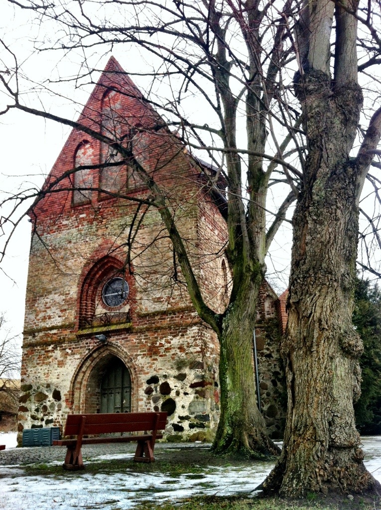 old stone church in koserow