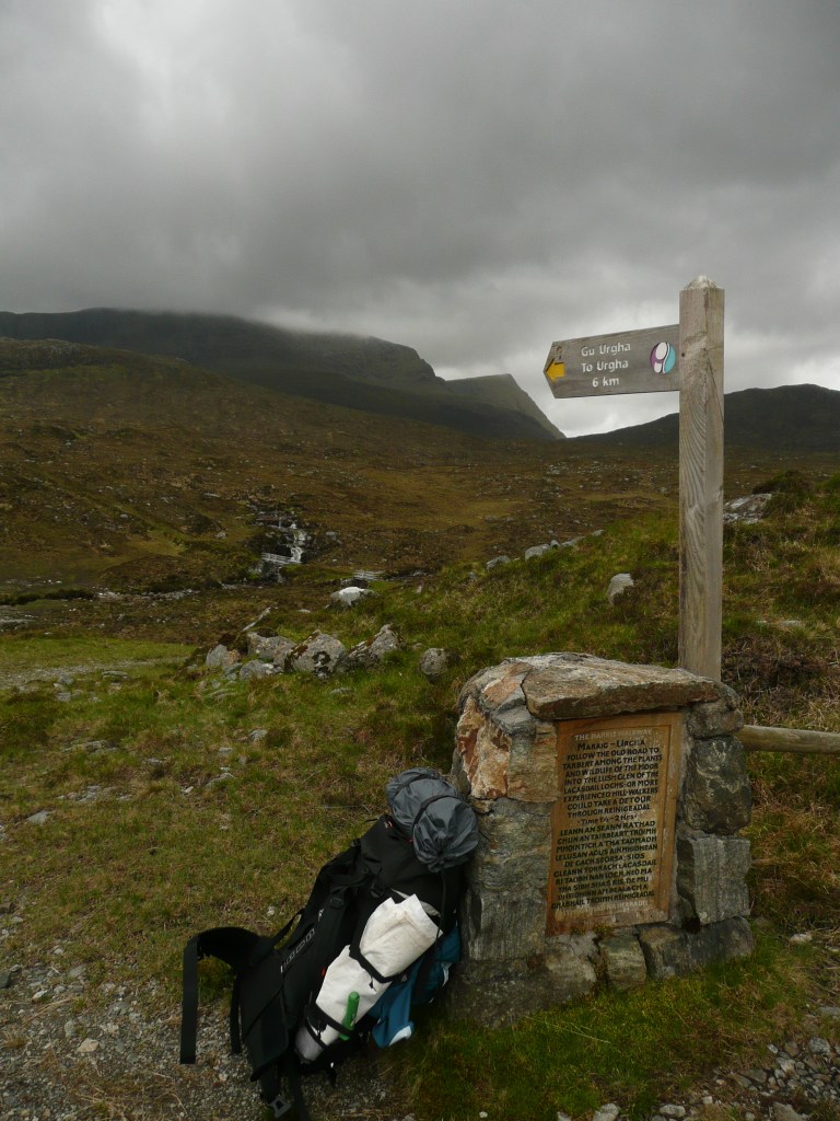 Walking trail on the Isle of Harris